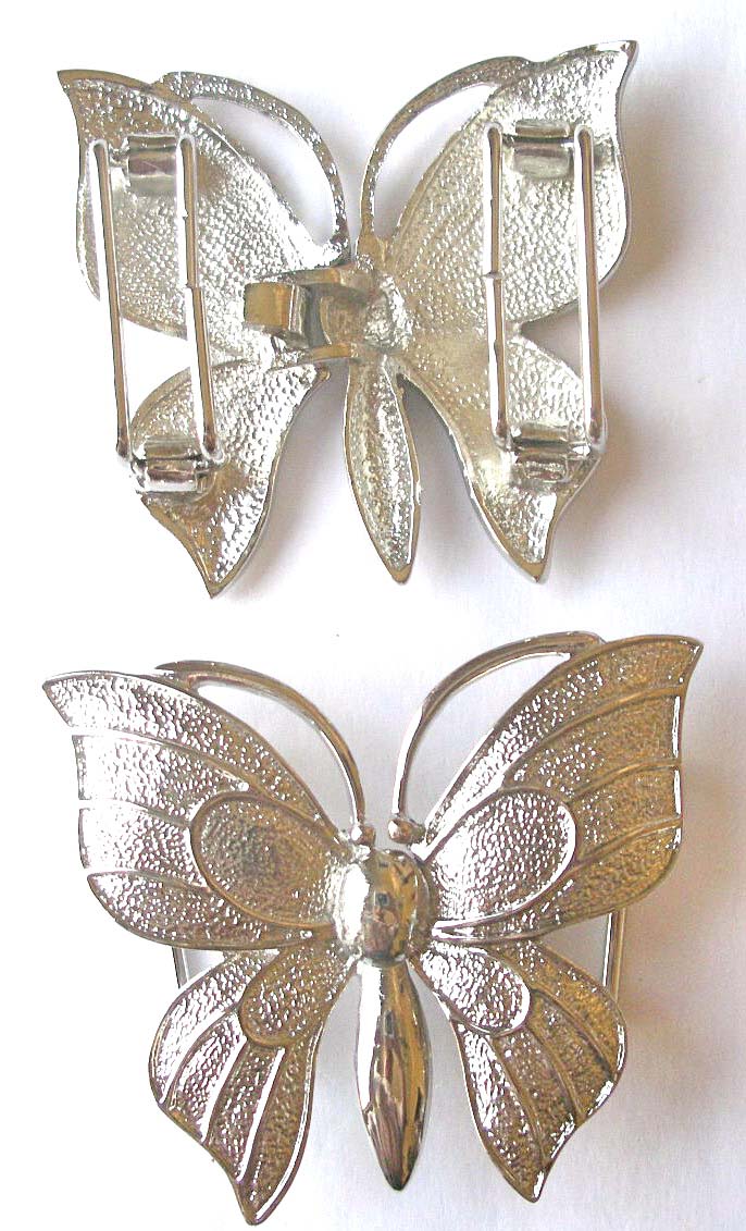 Closeout Sale BUTTERFLY BUCKLE 1 1/4" (BAR) 2 3/4"W  X 2 1/2" H