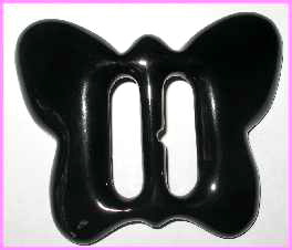 Buckle225 Black Buckle 1 1/4"(ID) x 3" x 2 1/4" Butterfly