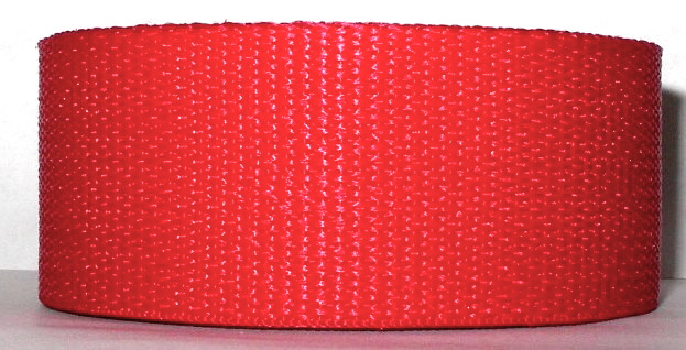 PPW5 1 1/2" (3 YDS) RED  POLYPRO WEBBING