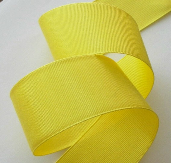 SOLID 1 1/2" (3 YDS) YELLOW RAY.CIT  LIMITED!!