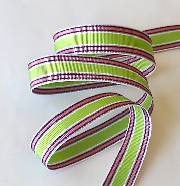 58AC8178  - 5/8"ACETATE LIME/PINK/PURPLE (5 YARDS)