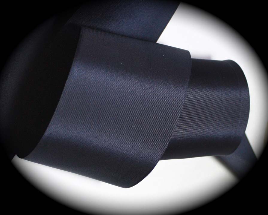 TAFFETA4786B 3" (3 yds) Navy Blue RAYON