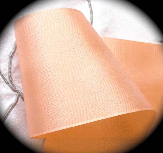 TAFFETA4440 3" (3 yds) PEACH-100% RAYON