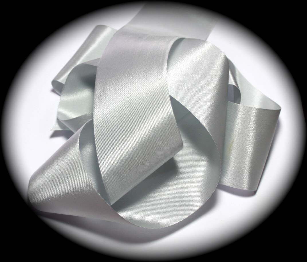 TAFFETA 2" LT. GREY (3 YDS) ALL RAYON