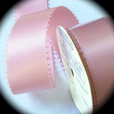 PICOT222  2" Rose DFSatin Picot Edge (10 yd roll) Vintage!