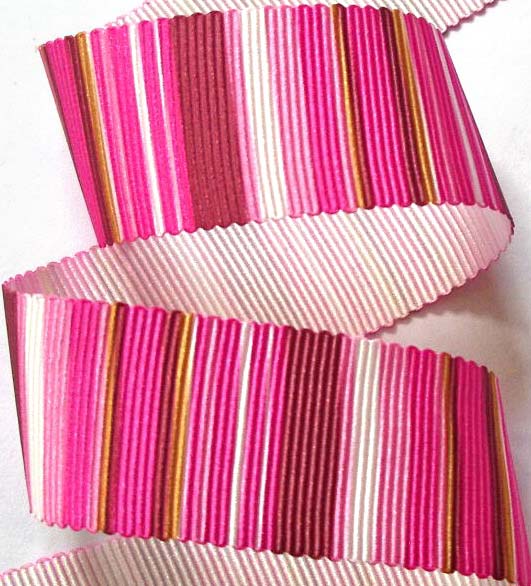 VERTICALPINK - 1" (3 yds) PINKS  PETERSHAM GROSGRAIN